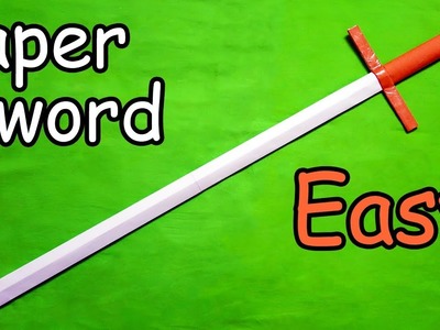 How to make a Paper Sword (Easy) Tutorial