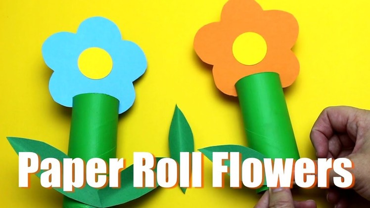 How to Make a Toilet Paper Roll Flower