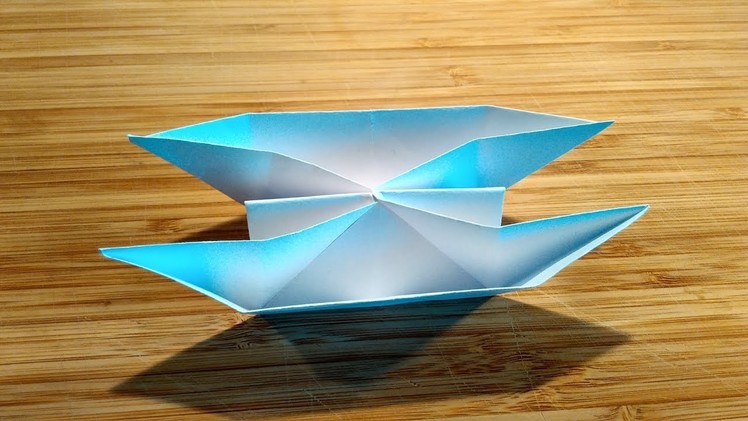 How to make a Twin Boat using paper. Twin boat origami
