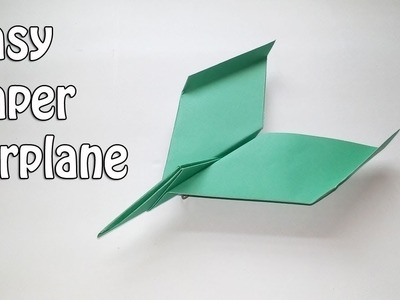 How to make an easy paper airplane - New design paper plane - Easy Paper Origami