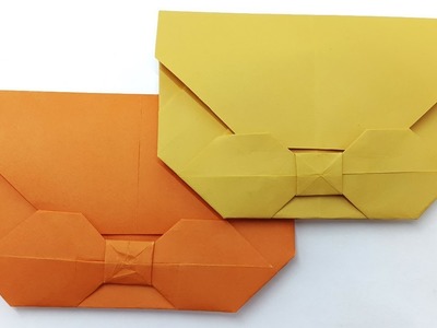 How To Make An Envelope Without Glue Or Tape | Super Easy Origami Envelope Tutorial-Diy paper crafts