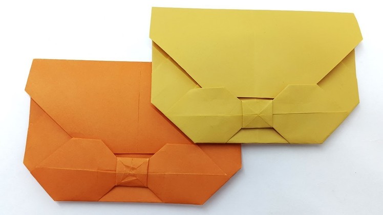 How To Make An Envelope Without Glue Or Tape | Super Easy Origami Envelope Tutorial-Diy paper crafts