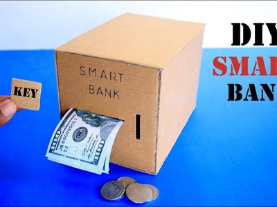 How to Make DIY Smart Personal Bank from Cardboard Homemade Bank Saving Coin and Cash
