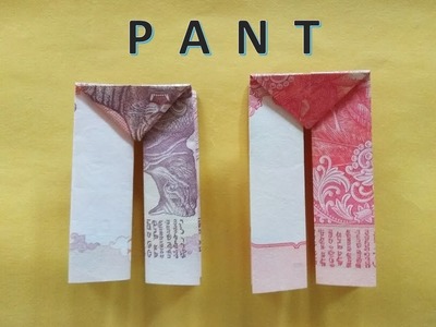 How to make Note Pant (Origami)