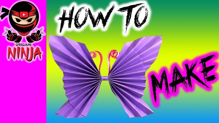 How to make: Paper Butterfly (w. music)