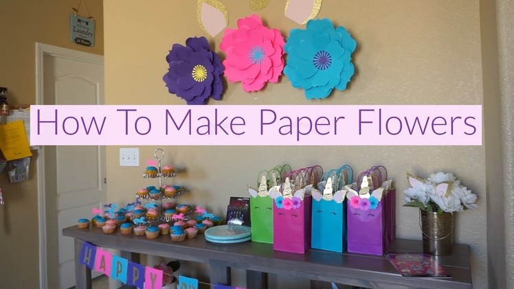 How To Make Paper Flowers | DIY