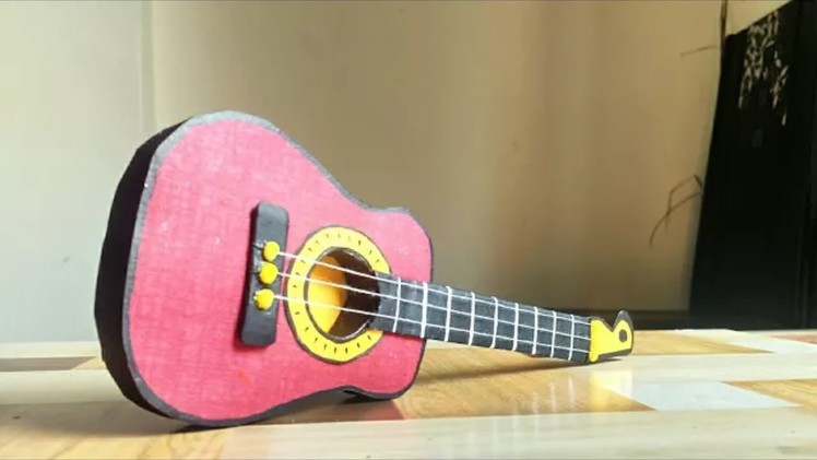 How to make paper guitar?