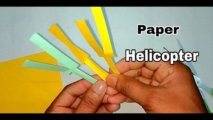 How to Make Paper Helicopter DIY
