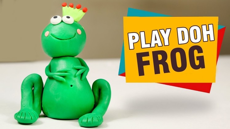 How To Make Play Doh Frog | DIY Animals Crafts | Play Doh Animals For Kids | Easy DIY Crafts