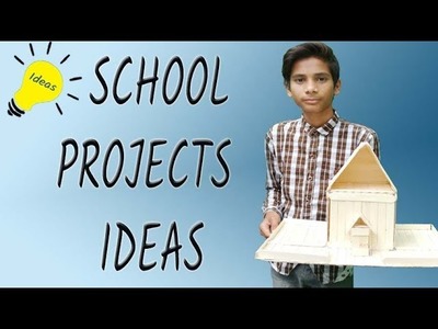 How to make Popsicle house|ice cream stick house|school project ideas