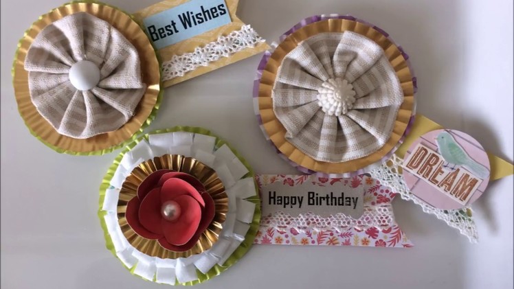 How to Make Rosette Gift Toppers