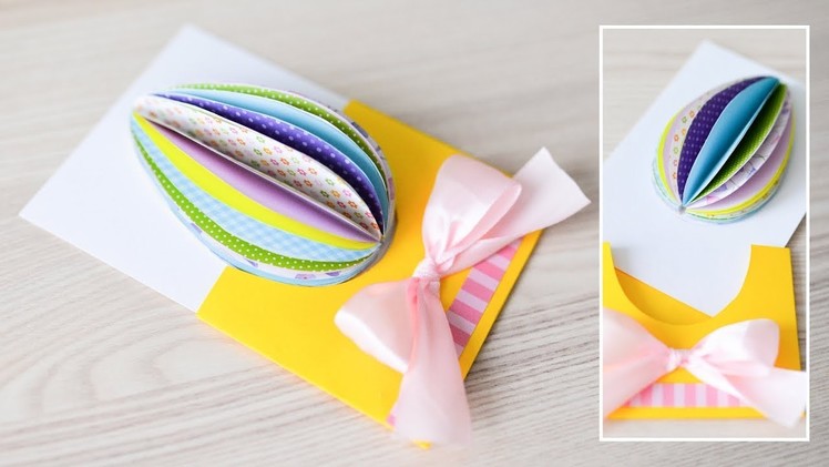 How to make : Spring Card with Easter Egg | Kartka Wielkanocna z Pisanką - Mishellka #284 DIY