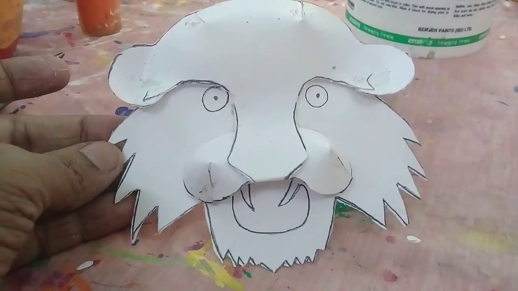 How to make tiger mask