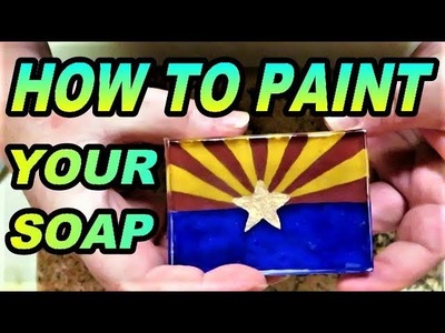 HOW TO PAINT SOAP WITH MICAS AND COSMETIC PIGMENTS