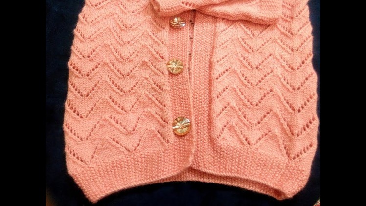 Knitting Pattern for Sweater & Cardigan # 115   in hindi  Satrangi