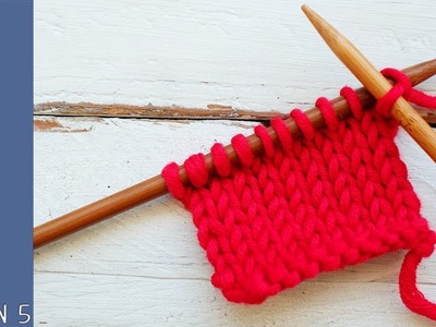 Learn to knit quickly - Lesson 5: Stockinette Stitch - So Woolly