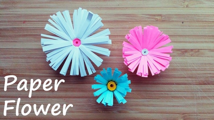 Paper Daisy. DIY Paper Daisy. How to make a paper Daisy. Paper flower