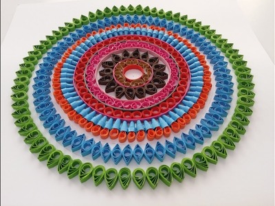 Paper Quilling | How to make beautiful Mandala designs by using Quilling Artwork #art 62 by art life