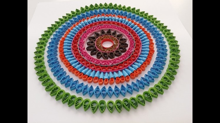 Paper Quilling | How to make beautiful Mandala designs by using Quilling Artwork #art 62 by art life