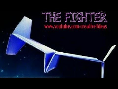 STAR WARS PAPER PLANE-How to make a paper airplane. . [Tie Fighter]