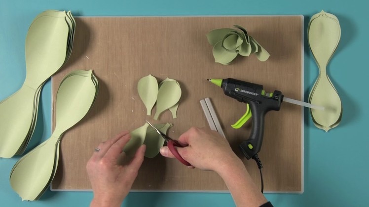 Step-By-Step Large Paper Succulent DIY From David Tutera Collection | Sizzix