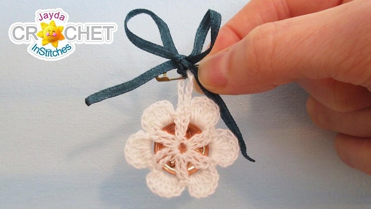 The Bride's Lucky Penny Charm - Crochet Wedding Lace