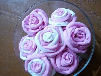 Tissue paper rose make easily ( টিস্যু পেপারের গোলাপ ফুল) | AD Handicraft |