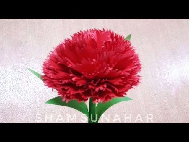 কাগজের ফুল | গাদা ফুল | Kagojer Ful | gada Flower | How To Make Paper Flower