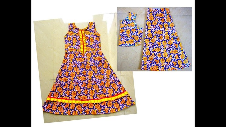 Very Simple Girls Frock - Cutting & Stitching- Easy Step by Step