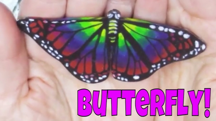 WOW! How to Make a Beautiful Butterfly Shrinky Dinks Necklace