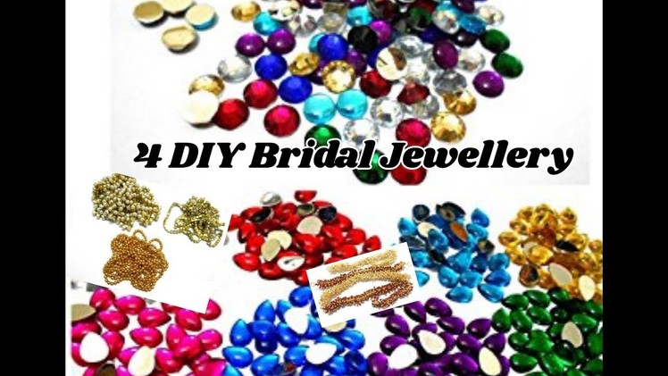 4 DIY Bridal Jewellery | Making bridal hair and other accessories