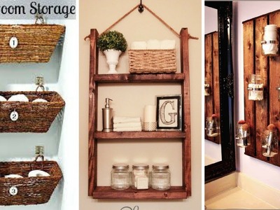 ???? 5 DIY Rustic Home Décor for a Small and attractive Bathroom ????
