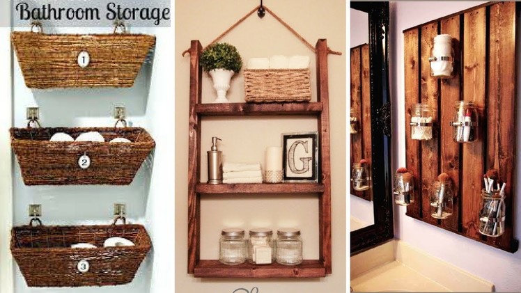 ???? 5 DIY Rustic Home Décor for a Small and attractive Bathroom ????