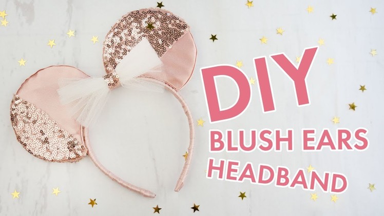 Blush Minnie Mouse Ears DIY | BalsaCircle.com