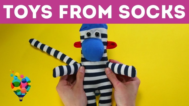 Cutest Handmade Toys From Socks : DIY On How To Make Bunny, Cat, Monkey From Socks | A+ Hacks