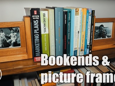 DIY bookends and picture frames in one - step by step build
