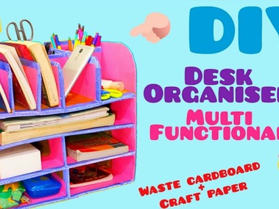 DIY desk organizer | Book holder | Mutifunctional desk organizer