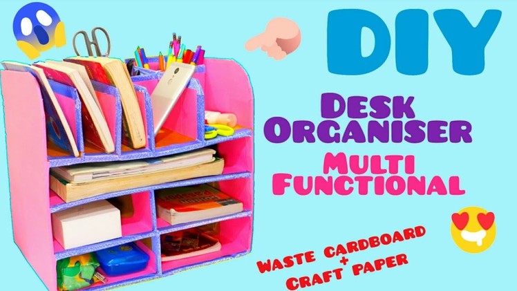 DIY desk organizer | Book holder | Mutifunctional desk organizer
