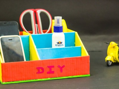 Diy Desk Organizer | Cardboard Crafts