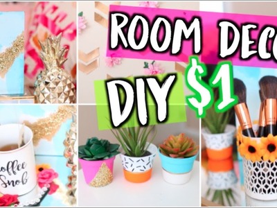 DIY Dollar Store Room Decor & Organization! 2018 | Easy & Affordable!
