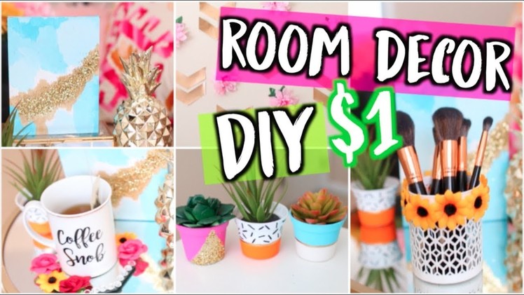 DIY Dollar Store Room Decor & Organization! 2018 | Easy & Affordable!