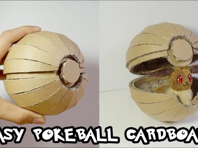 DIY Easy Pokeball From Cardboard (Henry Phạm)