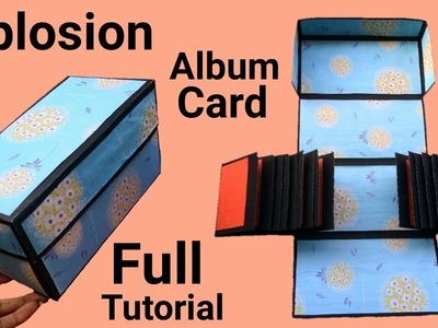 DIY Explosion Album Card | हैंडमेड स्क्रैपबुक कैसे बनाये |