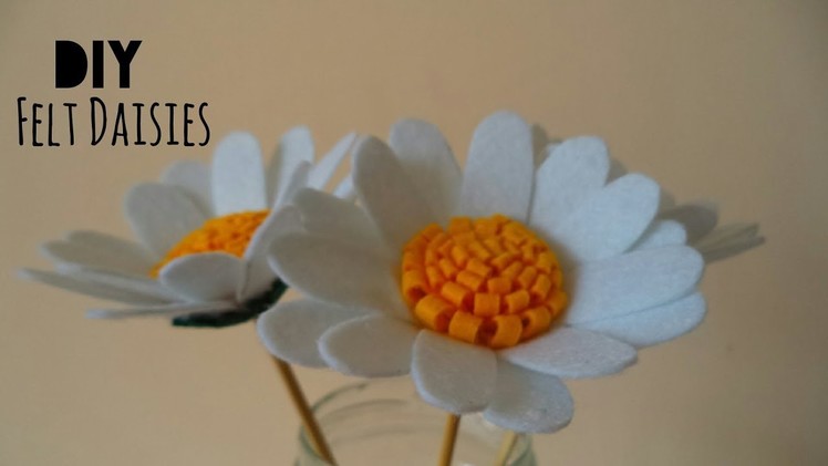 DIY: Felt Daisies | My Crafting World