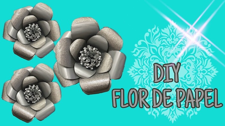 DIY FLOR DE PAPEL