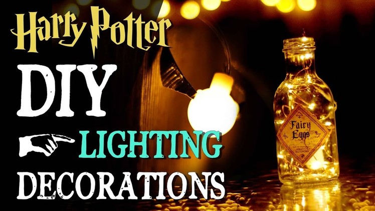 DIY Harry Potter Lighting Decorations with Oak Leaf LED Lights!