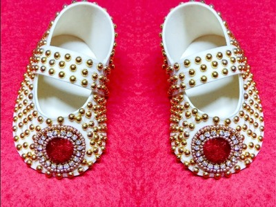 DIY IDEA FOR LITTLE FOAM SHOES