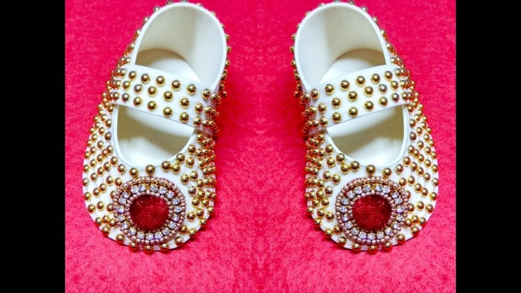 DIY IDEA FOR LITTLE FOAM SHOES