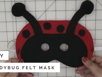 DIY: Ladybug Felt Mask! FUN CRAFTS FOR KIDS | Yesenia