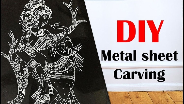 DIY Metal Carving | Metal Carving Art | Aluminium Sheet Carving art
